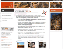 Tablet Screenshot of cashmereiron.com